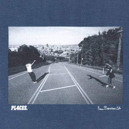 SF HILLBOMB TEE - NAVY