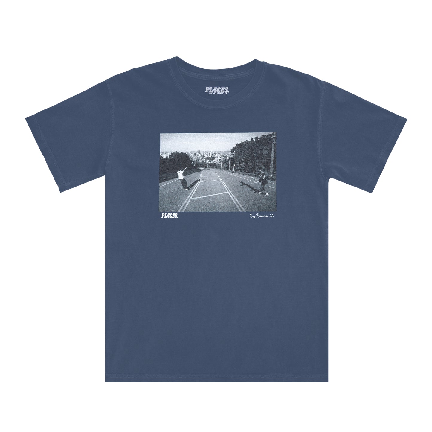 SF HILLBOMB TEE - NAVY