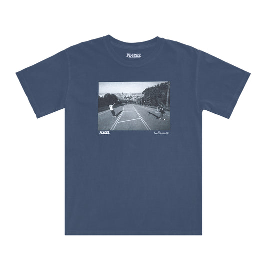 SF HILLBOMB TEE - NAVY