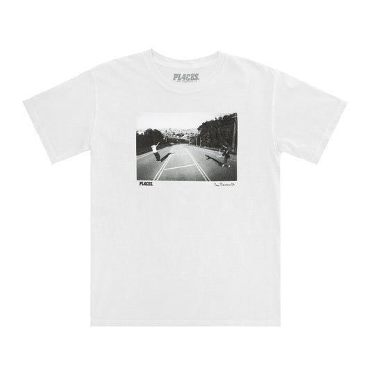 SF HILLBOMB TEE - WHITE