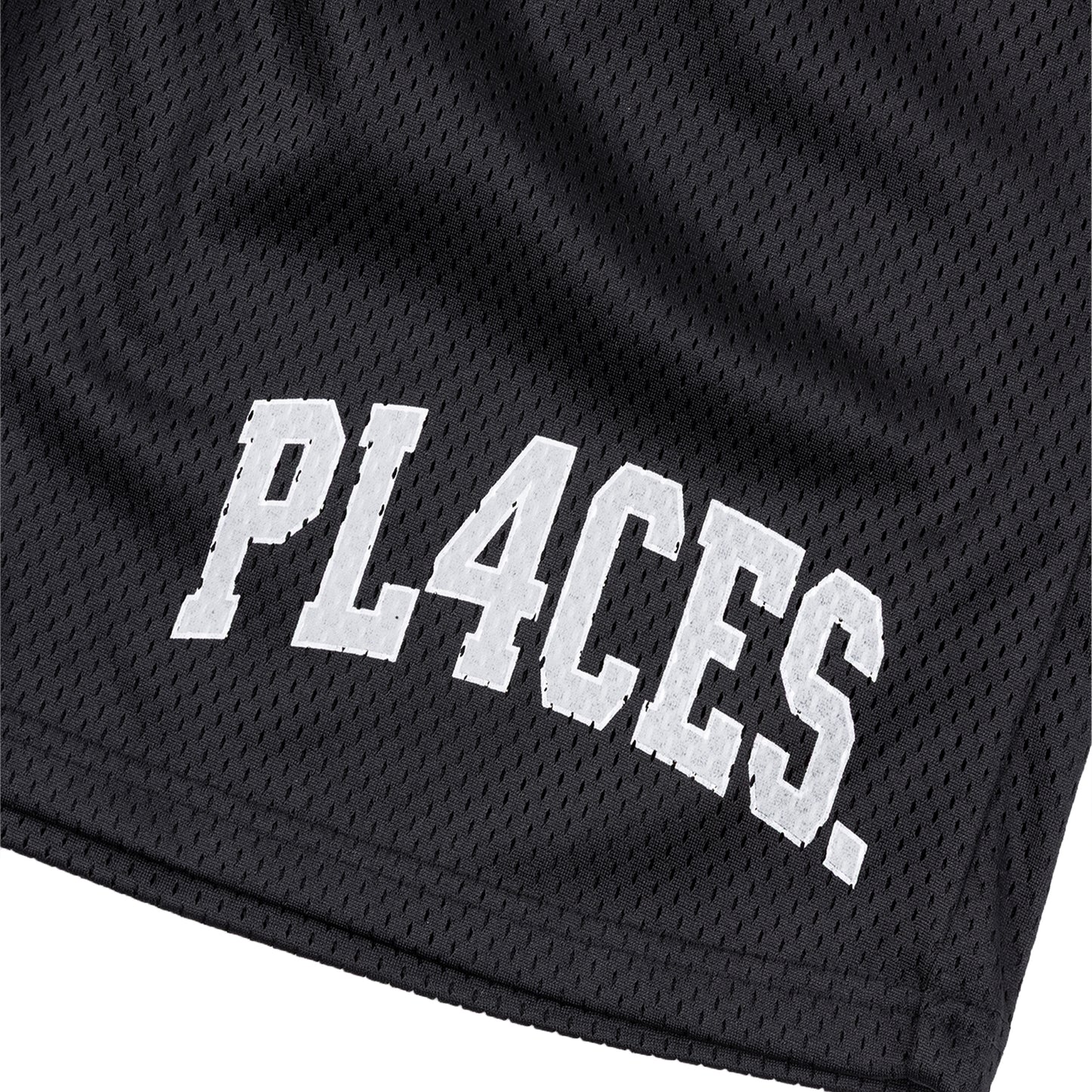 BAGGY MESH SHORTS - BLACK/SILVER
