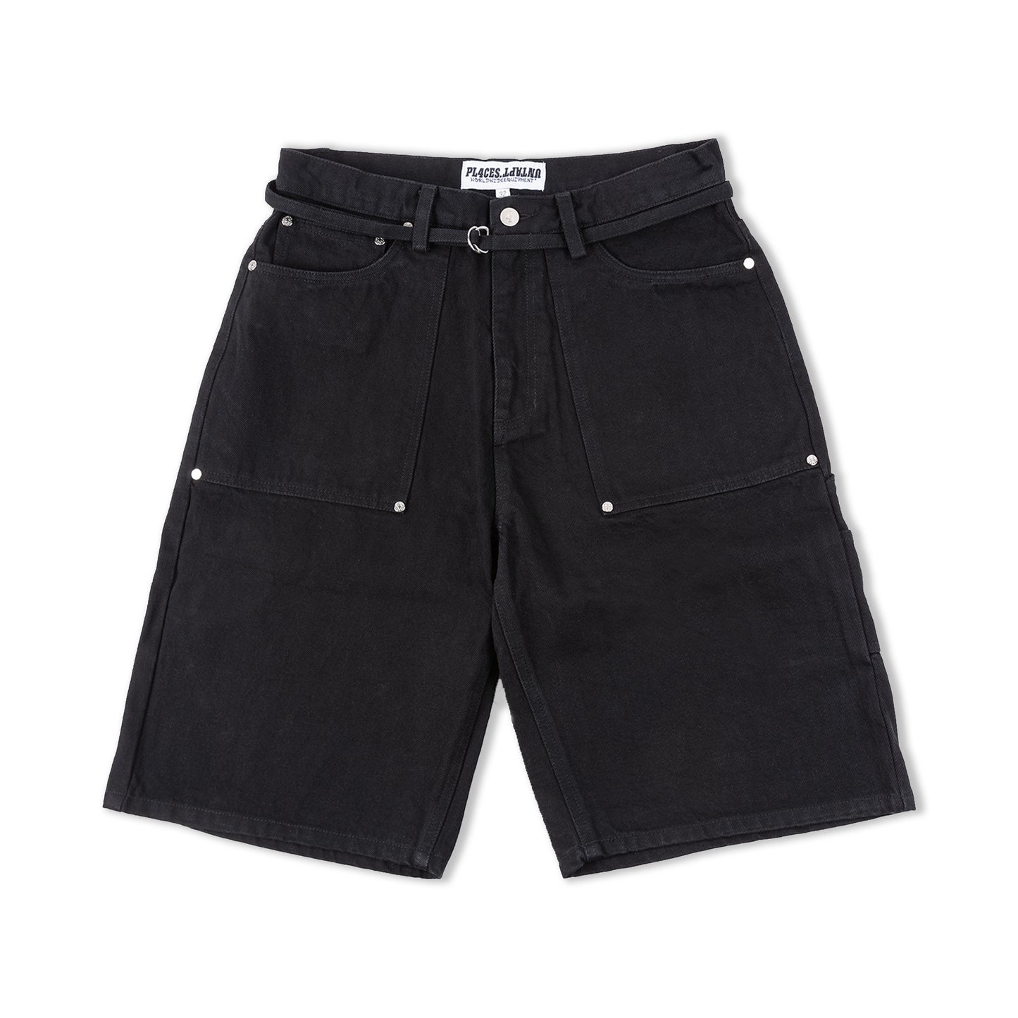 7 POCKET DENIM SHORT - BLACK