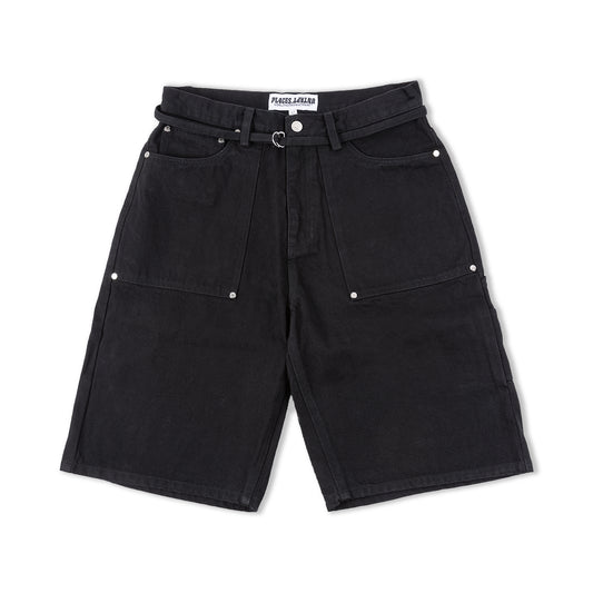 7 POCKET DENIM SHORT - BLACK